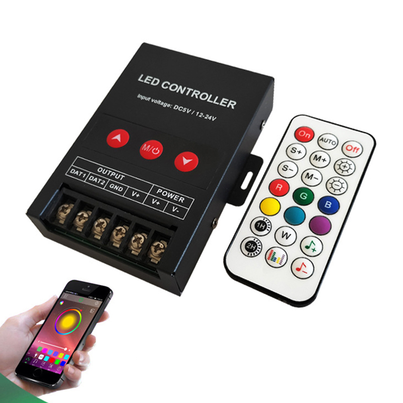 Bluetooth Addressable LED Strips High Power LED Music Controller
